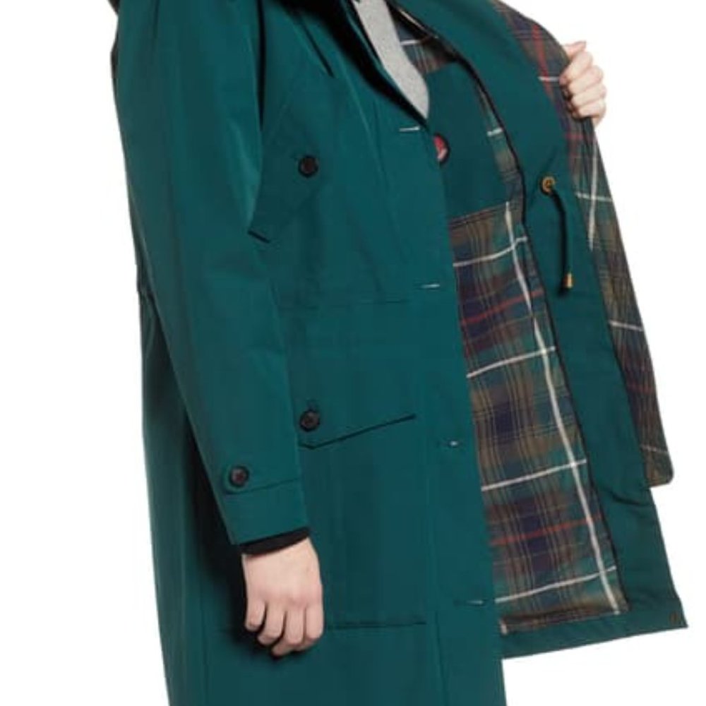 Pendleton Spokane Heritage Rain Parka Jacket XL Forest Green - Picture 5 of 12